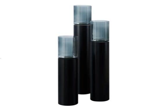 TM Luxe Windlicht op pilaar zwart 3 delig: H90 + H110 + H130, Auto diversen, Autogereedschap, Verzenden