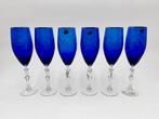 Gusev Crystal Factory - Champagneglas (6) - Kristal, Antiek en Kunst