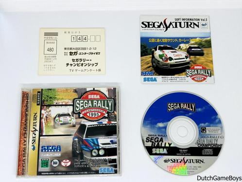 Sega Saturn - Sega Rally Championship + Reg. Card - Japan, Games en Spelcomputers, Games | Sega, Gebruikt, Verzenden