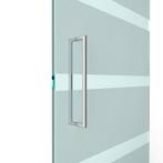 U-greep rond voor glazen deur ø 19mm - L: 519x500mm - RVS, Bricolage & Construction, Verzenden