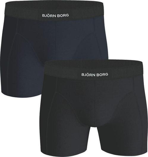 Bjorn Borg Boxers 2 Pack Black/Blue maat S Heren, Kleding | Heren, Ondergoed, Blauw, Boxer, Verzenden