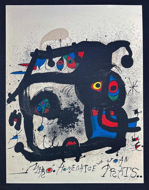 Joan Miro (1893-1983) - Homenatje a Joan Prats (M 852), Antiek en Kunst, Antiek | Overige Antiek