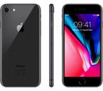 Apple iPhone 8 64GB + nieuwe accu (100%) black simlockvrij +, Telecommunicatie, Mobiele telefoons | Apple iPhone, Ophalen of Verzenden