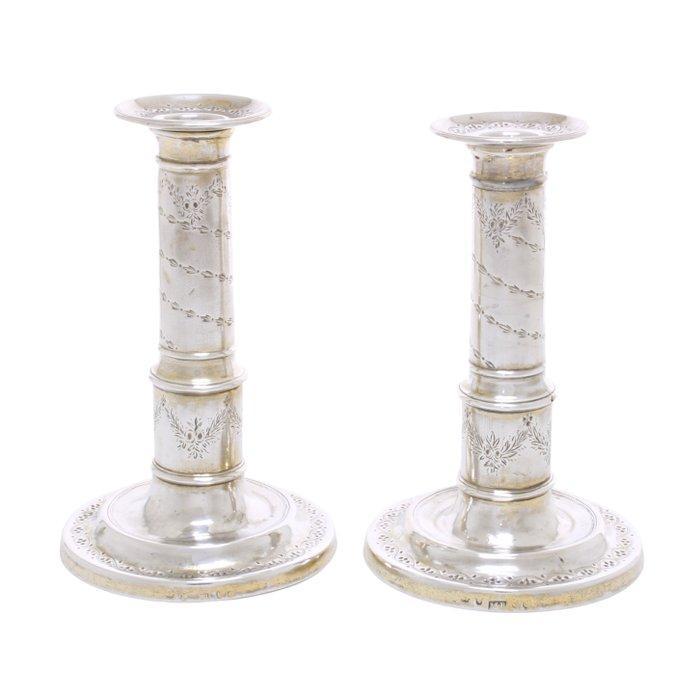 Matthew Boulton - Kaarsenhouder (2) - .925 zilver -, Antiek en Kunst, Antiek | Zilver en Goud