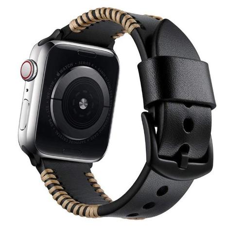 DrPhone Apple Watch 1/2/3/4 - 38mm - 40mm - Horlogeband, Handtassen en Accessoires, Smartwatches, Nieuw, Verzenden