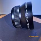 Seimar Super Wide / Semi Fisheye lens met macrofunctie., Verzenden, Zo goed als nieuw, Standaardlens, Zoom