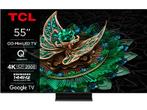 Tcl -   Qd-miniled Google 55 Tv Smart 4k (2024) - Zwart, Audio, Tv en Foto, Televisies, Overige merken, Verzenden, Nieuw, 100 cm of meer