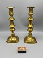 Kandelaar (2) - Messing - messing kandelaren