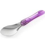 IJsschep/-Spatel | RVS/Kunststof | Paars | Handvat | 260mm, Verzenden, Nieuw in verpakking
