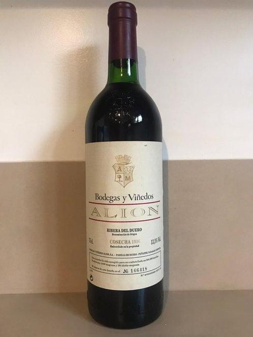 1996 Bodegas y Viñedos Alión - Ribera del Duero - 1 Fles, Verzamelen, Wijnen