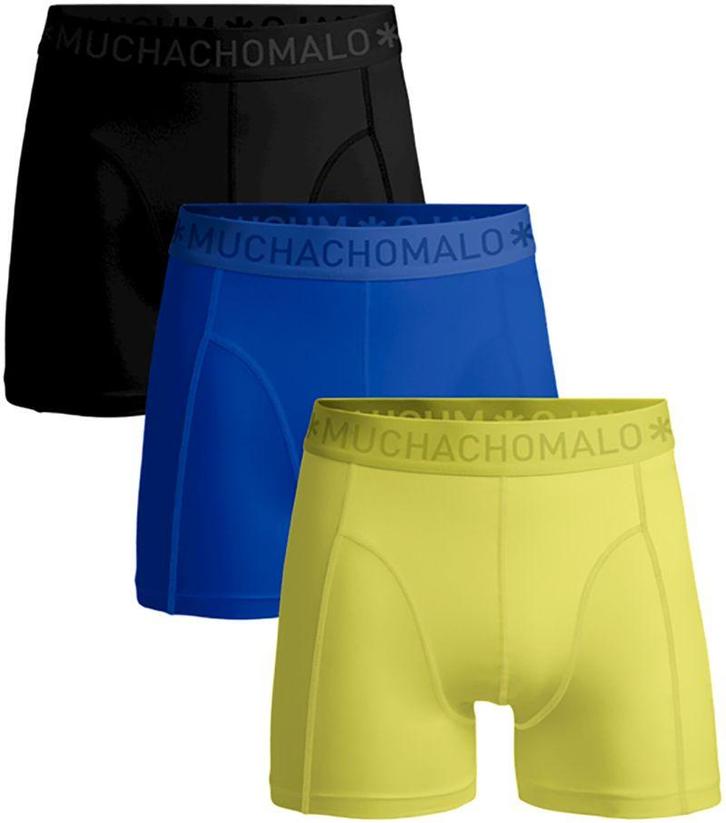 Muchachomalo Boxershorts Microfiber 3-Pack 34 maat XXL Heren, Kleding | Heren, Ondergoed, Geel, Boxer, Verzenden
