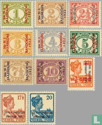 Nederlands-Indië - Jaarbeurs Bandoeng - 1922, Postzegels en Munten, Postzegels | Nederlands-Indië en Nieuw-Guinea, Postfris, Verzenden
