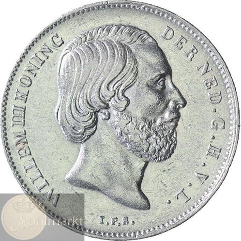 Nederland. Willem III. 1/2 Gulden 1864 KWALITEIT, Postzegels en Munten, Munten | Nederland