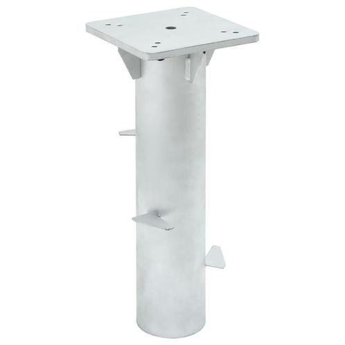 vidaXL Parasolvoet voor in de grond 16x16x39,5 cm staal, Tuin en Terras, Parasols, Nieuw, Verzenden