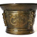 Vijzel en stamper - Brons, Antiek en Kunst