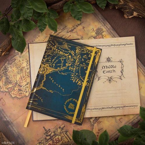Lord of the Rings Notebook Middle-Earth Map, Verzamelen, Lord of the Rings, Ophalen of Verzenden