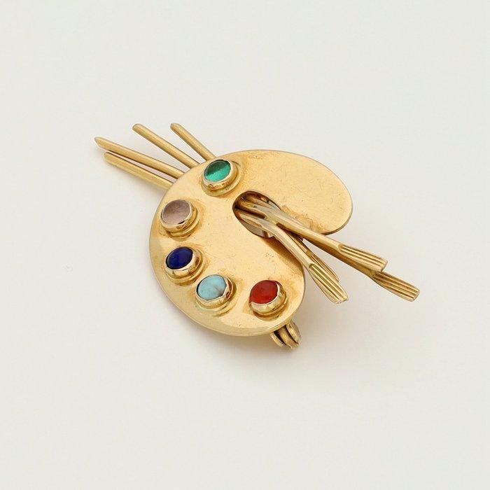 Broche - 18 carats Or jaune, Bijoux, Sacs & Beauté, Bijoux anciens