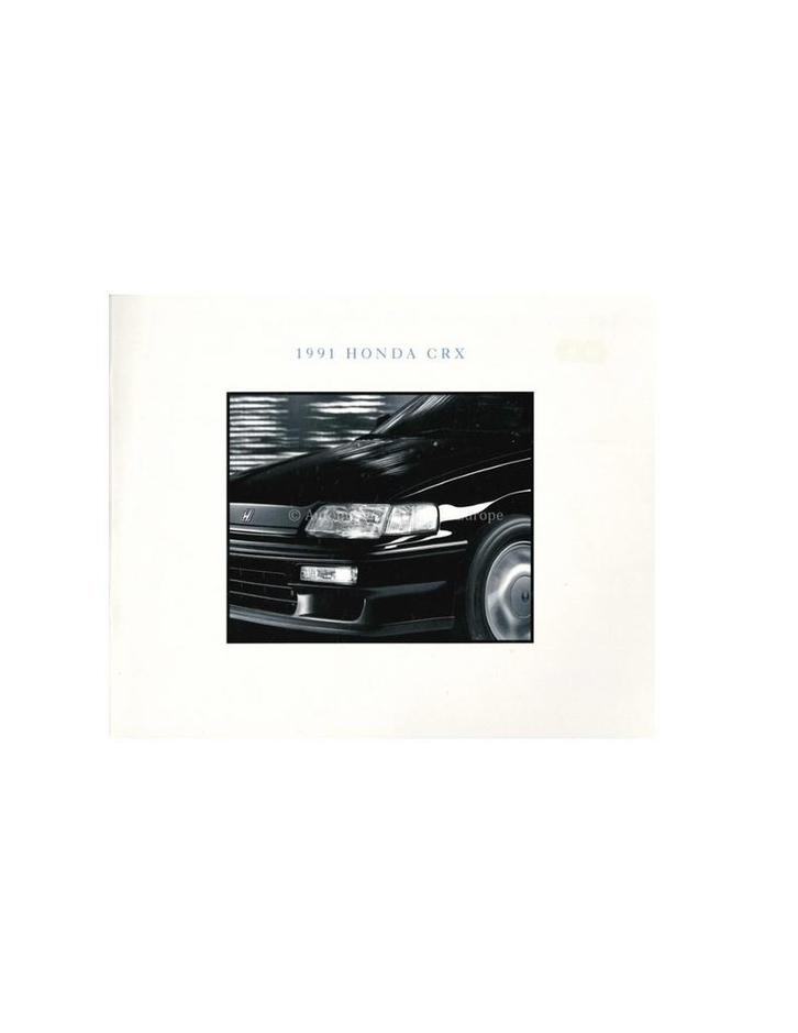1991 HONDA CRX BROCHURE ENGELS USA, Boeken, Auto's | Folders en Tijdschriften