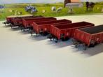 Fleischmann H0 - 5012 - Modeltrein goederenwagon (6) - Hoge, Nieuw