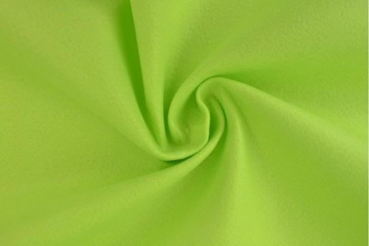 15 meter vilt 3mm - limoengroen, Hobby en Vrije tijd, Stoffen en Lappen, 120 cm of meer, 200 cm of meer, Groen, Nieuw, Polyester