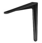 Plankdrager Herakles aluminium zwart gemoffeld 290x240 mm, Doe-het-zelf en Bouw, Nieuw, Overige materialen, Klink of Kruk