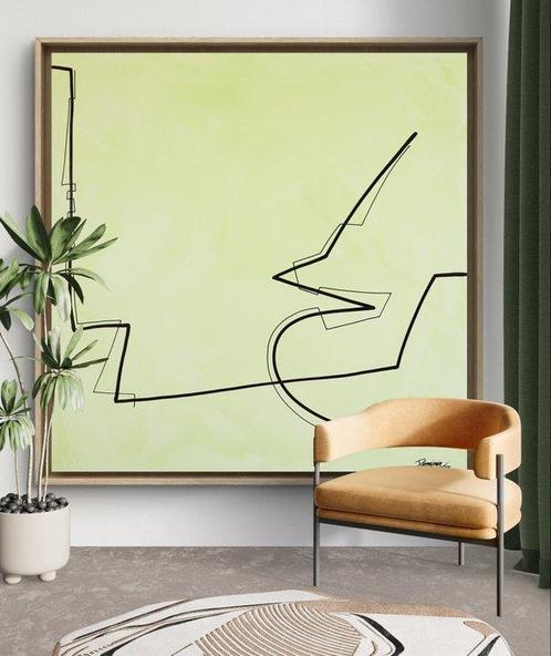 Pirminia - Scaffolding, Antiek en Kunst, Kunst | Schilderijen | Modern