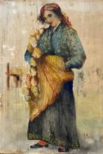 Gaetano Mormile (1839-1890) - Venditrice di Cipolle