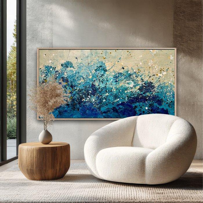 Esty - Orchidee Blu, Antiek en Kunst, Kunst | Schilderijen | Modern