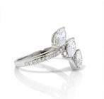 Trouwring - 14 karaat Witgoud - 1.07ct. tw. Diamant