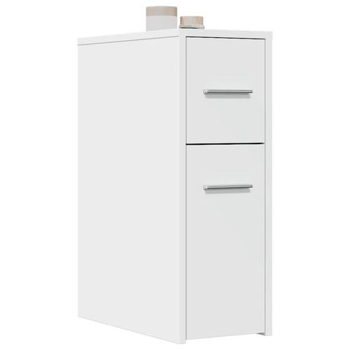 vidaXL Armoire de salle de bain étroite avec roulettes, Maison & Meubles, Armoires | Autre, Neuf, Envoi