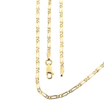 Gouden marine schakel ketting | 43,5 cm (marine ketting) beschikbaar voor biedingen