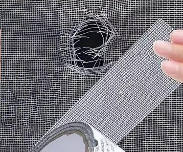Reparatie set horrengaas tegen insecten in huis