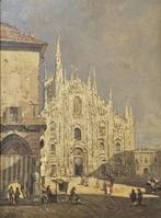 Scuola italiana (XIX-XX) - Il Duomo di Milano, Antiek en Kunst, Kunst | Schilderijen | Klassiek