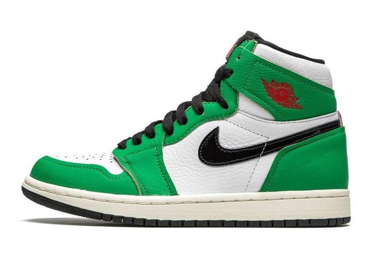 Air Jordan 1 Retro High OG Lucky Green (W) - Maat 37.5 EU, Kleding | Heren, Schoenen, Ophalen of Verzenden