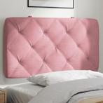 vidaXL Hoofdbordkussen 80 cm fluweel roze, Huis en Inrichting, Verzenden, Nieuw