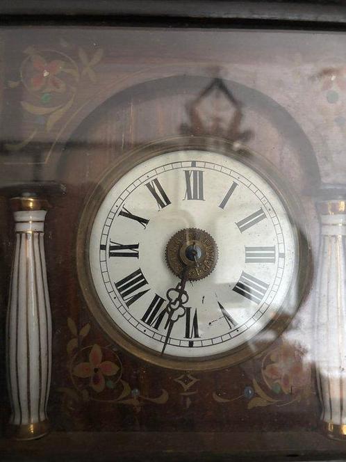 Horloge murale Forêt-Noire - Antique Bois, Cuivre,, Antiek en Kunst, Antiek | Klokken