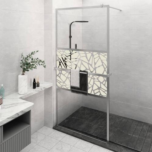 vidaXL Inloopdouchewand met schap 115x195 cm ESG-glas, Doe-het-zelf en Bouw, Sanitair, Nieuw, Verzenden