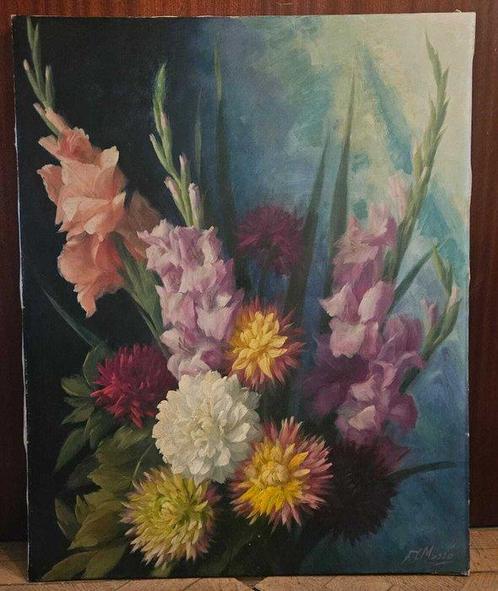 Onbekende kunstenaar - NO RESERVE - Bodegón tropical, Antiek en Kunst, Kunst | Schilderijen | Klassiek