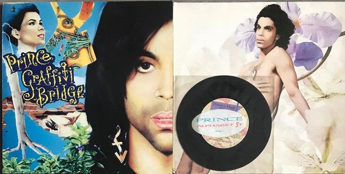 Prince - 2x LPs (Lovesexy / Graffiti Bridge) + 1 Maxi Single, CD & DVD, Vinyles Singles