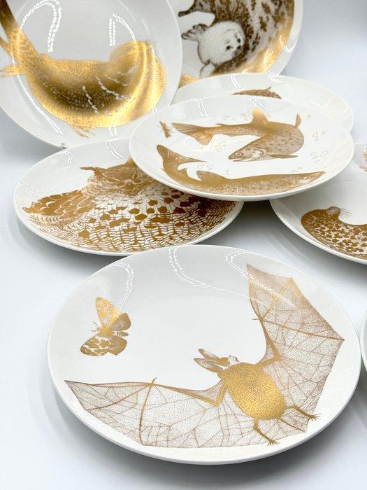 Gustavsberg - Paul Hoff - Bord (8) - Endangered Species, Antiek en Kunst, Kunst | Designobjecten