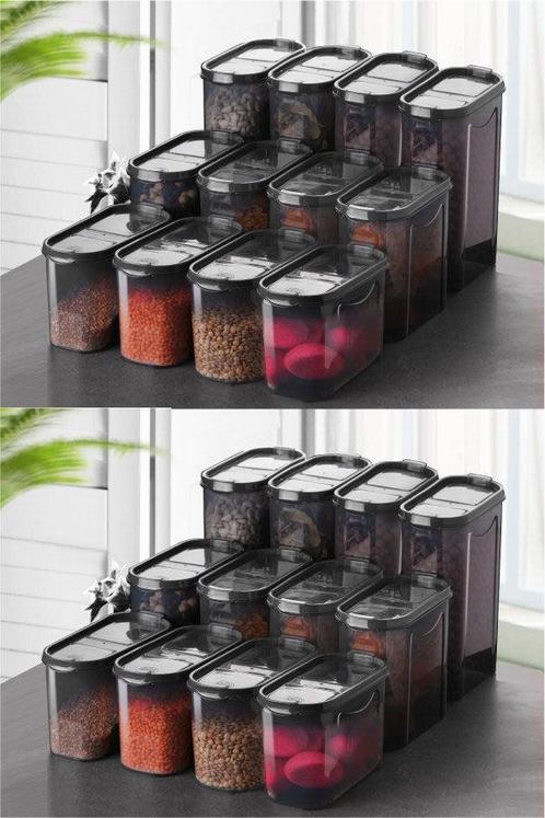 Set van 24 opbergbakjes Candice gemixt | Heritage, Huis en Inrichting, Keuken | Tupperware, Nieuw, Verzenden