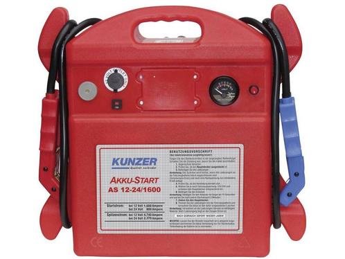 Kunzer - Starthulp accu-start as 12-24/1600, Huis en Inrichting, Woonaccessoires | Overige, Zo goed als nieuw, Verzenden