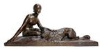 Susse Frères bronsgieterij - Georges Coste - sculptuur,, Antiek en Kunst