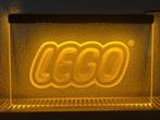 LEGO neon bord lamp LED verlichting reclame lichtbak *geel*, Huis en Inrichting, Verzenden, Nieuw