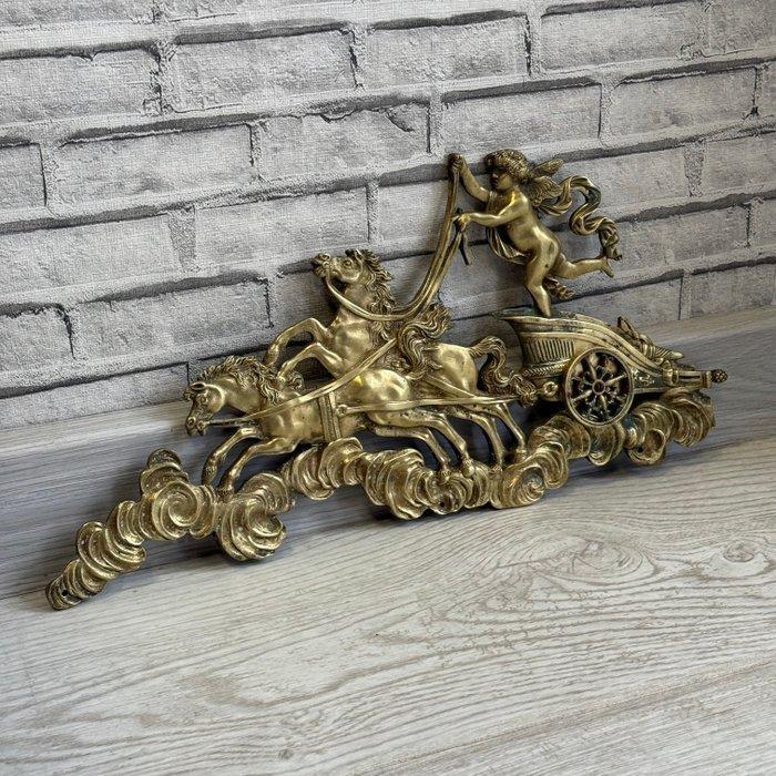 Decoratief ornament - Europa - Bronzen wandapplique, Antiek en Kunst, Curiosa en Brocante