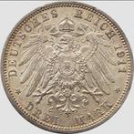 Duitsland, Pruisen Wilhelm II. 3 Mark 1911
