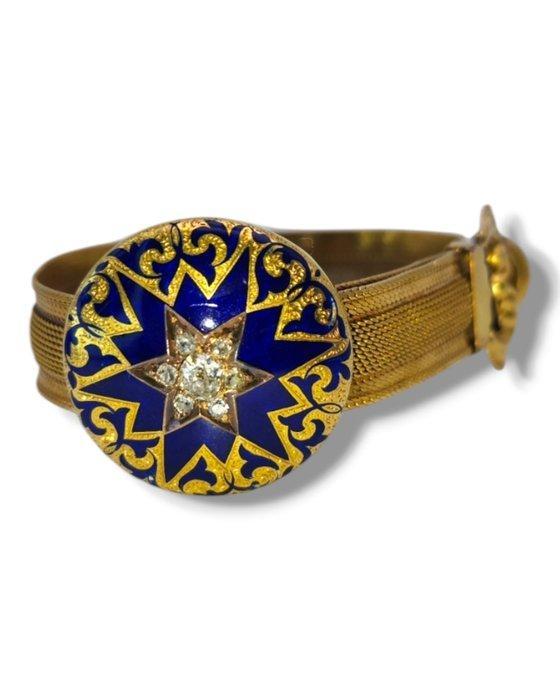 Armband - 14 karaat Geel goud, Antieke Victoriaanse, Handtassen en Accessoires, Armbanden