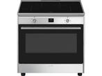 SMEG CG90CIXT - Inductie fornuis - 90 cm - 4 kookzones - RVS, Verzenden, Zo goed als nieuw