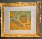 Henri Goetz (1909-1989) - Composition sur fond jaune