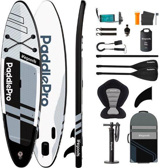2eChoix | LifeGoods PaddlePro SUP Board Pro - Pro Set - With, Watersport en Boten, Suppen, Ophalen of Verzenden
